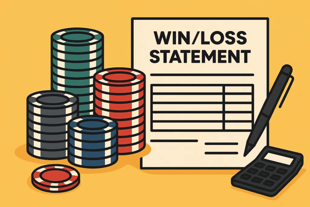 Win-Loss Report from Casino