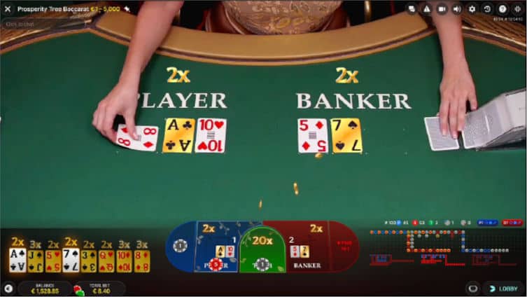 Manual Baccarat Live Dealer