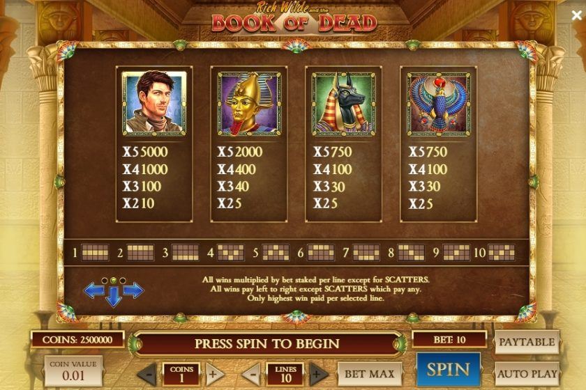 Book of Dead Slot