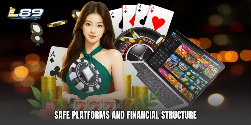 Safe platforms and financial structure